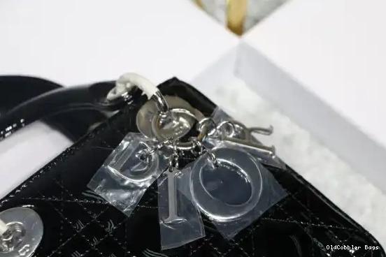 OldCobbler Bags patent Cow leather Mini Lady Diro With 0706